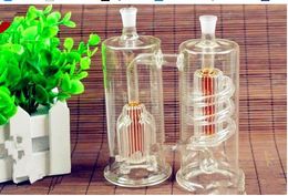 Pan wire twin water bottle Wholesale Glass bongs Oil Burner Glass Water Pipe Oil Rigs Smoking Rigs