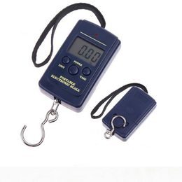 Free shipping 40kg Digital Luggage Handy Scales 88Lb 1410oz LCD Display hanging fishing weight scale
