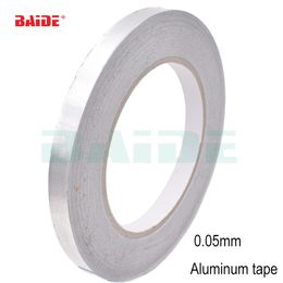 5/10/15/20mm Aluminium Foil Adhesive Sealing Tape Thermal Resist Duct Repairs High Temperature Resistant Foil Adhesive Tape