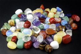 rock and tumble UK - 200g Tumbled Stone Beads and Bulk Assorted Mixed Gemstone Rock Minerals Crystal Stone for Chakra Healing Crystals and Gemstones for Dec