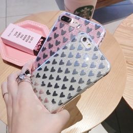 Luxury Soft Silicone Cases For iPhone 6 6s 7 8 plus Case Glitter Plating TPU Cover For iPhone 5 5S Case Coque Fundas