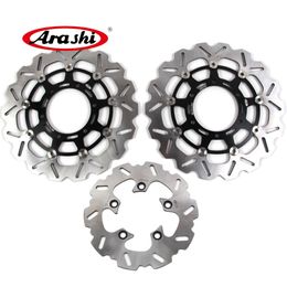 ARASHI For SUZUKI GSXR 1000 2009 - 2014 Front Rear Brake Rotors Disk Disc Kit GSX R GSX-R GSXR1000 600 750 2011 212 2013