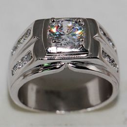 choucong Men Engagement Band ring Real 2ct Diamond 925 Sterling Silver Party Wedding Ring Sz 7-13 Gift