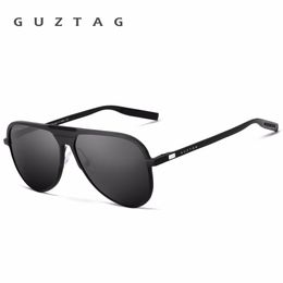 GUZTAG Brand Unisex Classic Men Aluminum Frame Sunglasses HD Polarized UV400 Mirror Male Sun Glasses Women For Men G9828