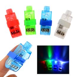 LED Finger lamp Finger Ring Lights Glow Laser Finger Party Flash Kid Toys 4 Colours Christmas Gift 100pcs a366