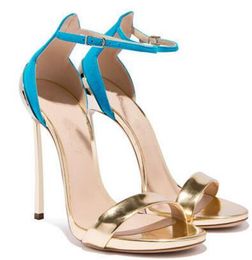Summer fashion High-heeled sandals Women shoes 2 Colours to choose from Metal heel Latest products in 2018 Ankle Strap sandals