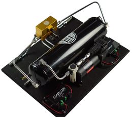 -Sistema de suspensão do ar Kit de bomba dupla kits de suspensão de ar / pneumático Primavera de primeira qualidade + kits de coilover / conjunto / gerenciamento de ar