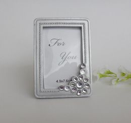 10pcs Mini Silver Rhinestone Photo Frame For Wedding Baby Shower Party Birthday Favor Gift Souvenirs Souvenir