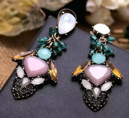 new Europe and the United States fashion Jewellery new hot sale individual style luxurious atmosphere lady gem earrings individual Jewellery