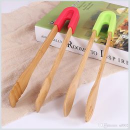 Bamboo Barbecue Clip Green Safe Household Kitchen Baking Tool Multi Function Detachable Food Clips High Quality 7 2rh ff