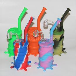 Smoking Glass Oil Rigs Glass Bong Accessory Mini Silicone Mouthpieces for bong Oil Rigs Heady Bubbler Water Bong with quartz bangers