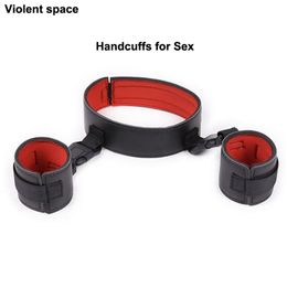 Violent space Hand cuffs Sex toys for woman & couples Bdsm fetish Bondage harness Erotic toys Adult games Brinquedos sexuais