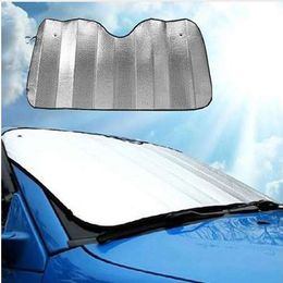 Car exterior protection Windshield Sunshades Casual Foldable Car Windshield Visor Cover Front Rear Block Window Sun Shade feb14