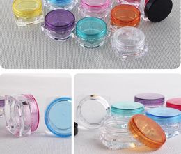 5G Empty Refillable Cosmetic Jar Pot Loose Face Powder Sifter Case Bottle Makeup Sample Container Wholesale 50PCS