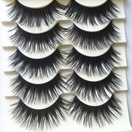 False Eyelashes Fashion 5 Pairs 20 Styles Black Colourful Beauty Thick Makeup Long Nautral Handmade Eye Lashes Extension Stage