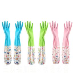 Durable Thickening Gloves Beam Mouth Design Plus Velvet Water Proof Glove Non Slip Decontamination Clean Tools 4 4sy ff