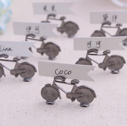 Unique Wedding Gift Bicycle Place Card Holders Guest Name Card Holders For Wedding and Party Favors Name Card Clips