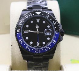 Luxury Watch Top Quality Automatic Watch Black And Blue Ceramic Bezel GMT 16713 40mm Mens Sports Movement Wrist Watches