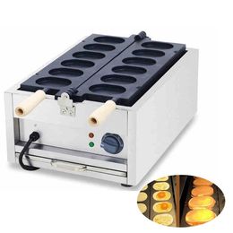 Qihang_top Electric Korean Egg Bread Maker Food Processing Commercial Egg Shape Waffle Making 110V 220V Gyeran-ppang Maker Machine