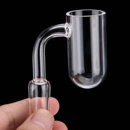 Flat Top Round Bottom Quartz Banger Smoking Accessories with 24.5mm OD 10mm 14mm 18mm for Glass Bongs Dab Rigs