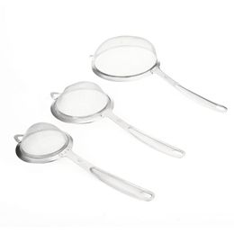 Stainless Steel Mesh Oil Philtre Grease Fishing Spoon Kitchen Tool used to clean debris from a deep fryer