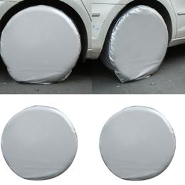 4PCS/Set 27''-29'' Car Auto Spare Wheels Tyre Tyre Cover Heavy Duty Car Waterproof Tyre Cover For RV Truck Trailer Motorhome