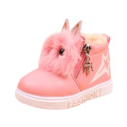 2018 nette Winter Baby Stiefel Weiche Samt Turnschuhe Kinder Herbst Kleinkind Knöchel Filz Stiefel Kinder Warme Schneeschuhe Für Jungen Mädchen Großhandel Damen Winterstiefel Frauen Winter Schuh Flache Ferse Knöchel Beiläufige Nette Warme Schuhe Fashion Schnee Stiefel Damenstiefel Art. Nr. XDX