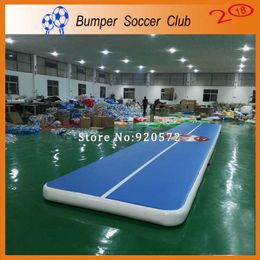 Free Shipping Free Pump long 10m wide 2m inflatable air track gym mat air tumbling mat for sale