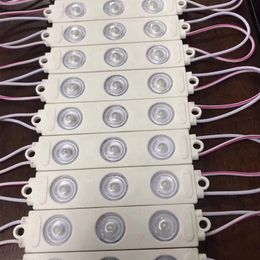 AC 110V 2835 LED Module Light Strip Lamp 3LEDs SMD Super Bright Injection Moulding ABS Waterproof for advertising sign