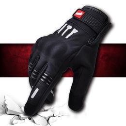New Arrival Motorcycle Gloves For Men Touch Screen Electric Bike Glove Moto Cycling Racing Protect Gear