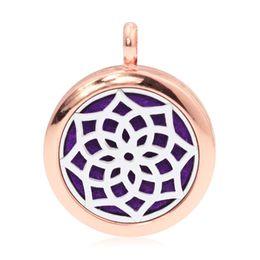 Q7 Perfume Aromatherapy essential oil Diffuser Locket 25mm Floating locket pendant (Felt Pad randomly freely) as gifts