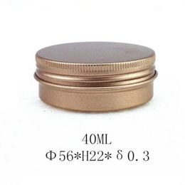 40g/ml Empty Aluminum jar Containers for Cosmetic Wax Cream Jars Lip honeypot Pill Storage Boxes fast shipping F20173455