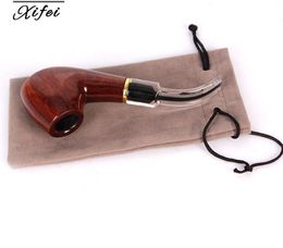 New red sandalwood carving white tail filter male portable cigarette smoking accessories