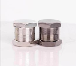 New 4 layer zinc alloy nut Mini grinder, metal trumpet portable cigarette cutter direct smoking fittings