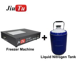 liquid nitrogen freezing lcd screen separator builtin pump with tank for mobile phone lcd curved screen refurbish