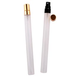 15ml frosted Glass Empty Perfume Bottles Spray Atomizer Refillable Bottle sample vial with Travel fast shipping F1579
