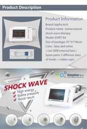 Salon use 2000000 shots 5 MJ portable shock wave therapy for pain and Orthopaedics ED Erectile Dysfunction treatment