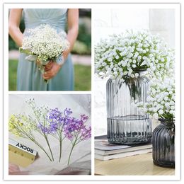 Gypsophila silk baby breath Artificial Fake Silk Flowers Plant Home Wedding Party Home Decoration 4colors
