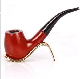 2017 New Smooth Round Bottom Classic Red Man Convenient Manual Filtering Smoking Pipe