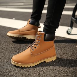 Vintage Men boots Fashion Martin Boots Snow Boots Outdoor Casual cheap Lover Autumn Winter shoes for men