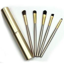 Portable Makeup Brushes Set 5 Colours available Eyeshadow Brushes 5pcs Beauty Cosmetic tool DHL free BR024
