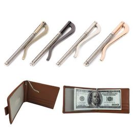THINKTHENDO Metal Bifold Money Clip Bar Wallet Replace Parts Spring Clamp Cash Holder
