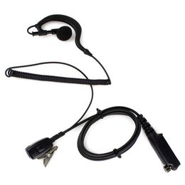 PTT MIC G Shape Earpiece Headset for Sepura STP8000 Walkie Talkie Ham Radio H4R9