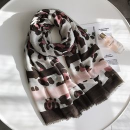 Sexy Leopard Printed Viscose Shawl Scarf Women Trendy Autumn Winter Blanket Scarves Luxury Brand Wrap Pashmina Stole Muslim