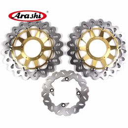 ARASHI For HONDA VTR SP1 RC51 1000 2000 2001 2002 2003 2004 Front Rear Brake Disk Rotor CBR1000RR 2006 2007 CBR 1000 RR