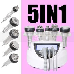 Touch screen 5in 1 Ultrasonic Cavitation machine vacuum therapy rf skin tightening fat removal machine spa use
