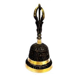 16cm(High) Rare Qing Dyansty Kcopper hand bell musical instruments,best collection&adornment,