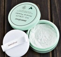 Korea Famous Brand Innisfree High Quality No Sebum Mineral Powder + Blur Powder Oil Control Loose Powder Makeup Setting Foundation 5g DHL