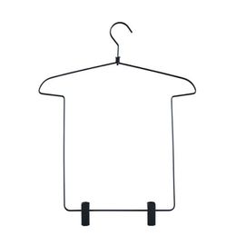 Plastic Clips Hanger for Children Bodysuit, Baby Pantsuit Metal Clothes Hanging Hanger Closet Storage Organiser QW7440