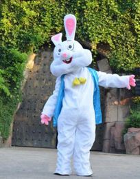 2018 Hot sale BRAND Cartoon New Professional Easter Bugs Bunny Mascot Costume Fancy Dress Hot Sale Party costume Free Ship